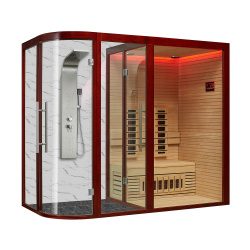 Инфракрасная сауна Mexda WS-1811 красный кедр 2400*1200*2100